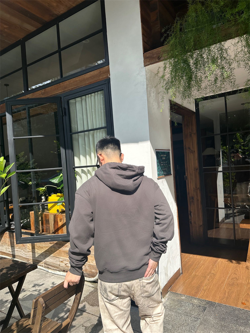 Saint Laurent 생로랑 토널 로고 자수 플리스 후드 레플리카 2번 이미지 - 의류 | 세미샵 레플리카 사이트