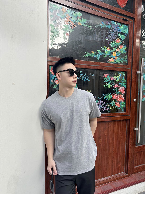 Saint Laurent 생로랑 CASSANDRE 피케 반팔 티셔츠 레플리카 5번 이미지 - 의류 | 세미샵 레플리카 사이트