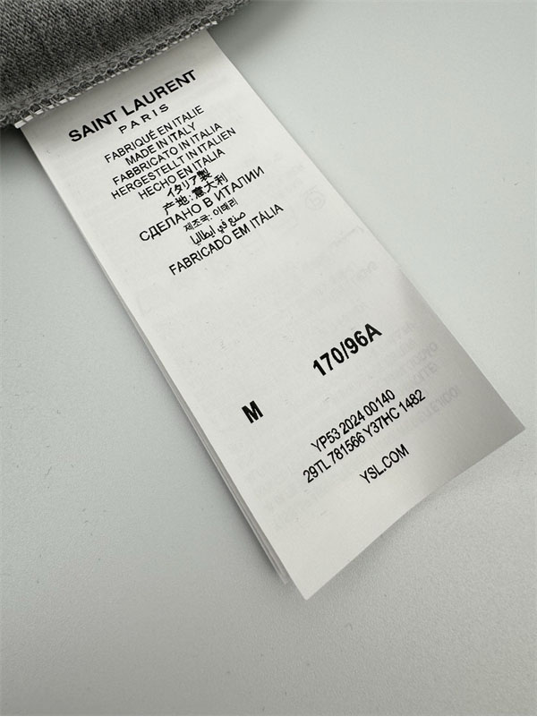 Saint Laurent 생로랑 CASSANDRE 피케 반팔 티셔츠 레플리카 23번 이미지 - 의류 | 세미샵 레플리카 사이트