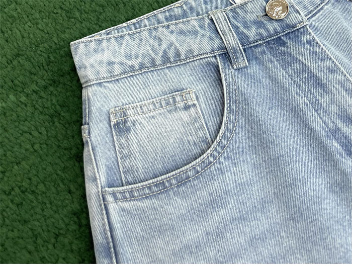 C H A N E L 샤넬 25P 시퀸 자수 워시드 데님 팬츠 레플리카 7번 이미지 - 의류 | 세미샵 레플리카 사이트