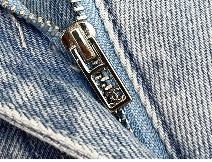 C H A N E L 샤넬 25P 시퀸 자수 워시드 데님 팬츠 레플리카 9번 이미지 - 의류 | 세미샵 레플리카 사이트