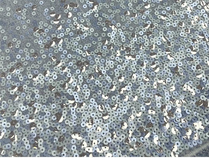 C H A N E L 샤넬 25P 시퀸 자수 워시드 데님 팬츠 레플리카 11번 이미지 - 의류 | 세미샵 레플리카 사이트