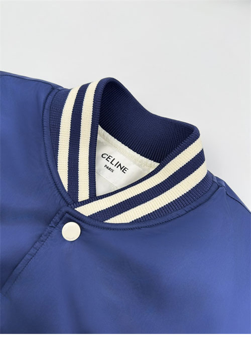 C E L I N E 셀린느 로고 패치 봄버 테디 블루종 자켓 레플리카 9번 이미지 - 의류 | 세미샵 레플리카 사이트