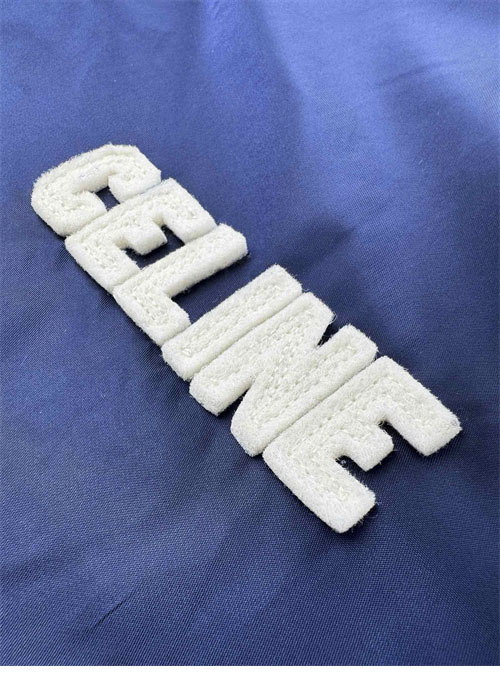 C E L I N E 셀린느 로고 패치 봄버 테디 블루종 자켓 레플리카 10번 이미지 - 의류 | 세미샵 레플리카 사이트