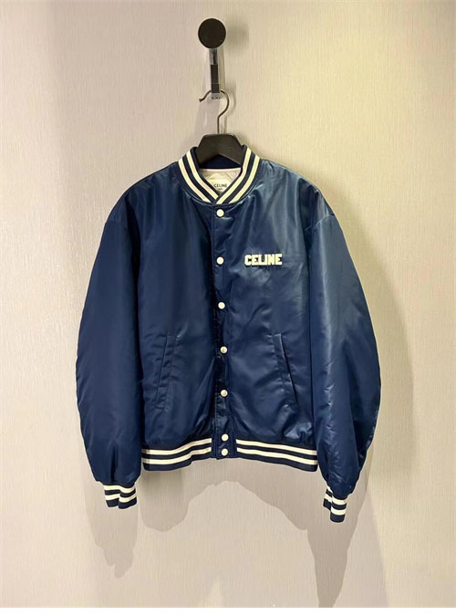 C E L I N E 셀린느 로고 패치 봄버 테디 블루종 자켓 레플리카 16번 이미지 - 의류 | 세미샵 레플리카 사이트