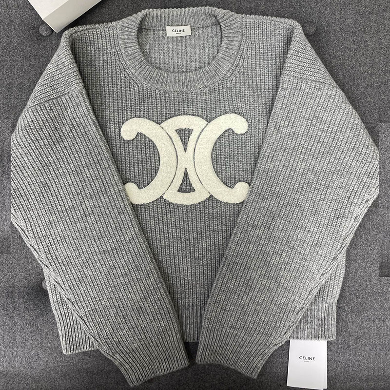 셀린느 셀린느 르브드 울 크루넥 스웨터 （터보） 레플리카 10번 이미지 - 의류 | 세미샵 레플리카 사이트