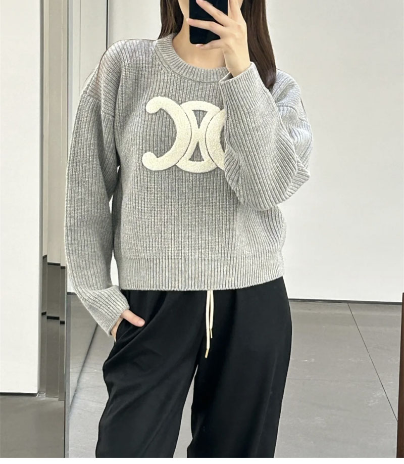 셀린느 셀린느 르브드 울 크루넥 스웨터 （터보） 레플리카 1번 이미지 - 의류 | 세미샵 레플리카 사이트