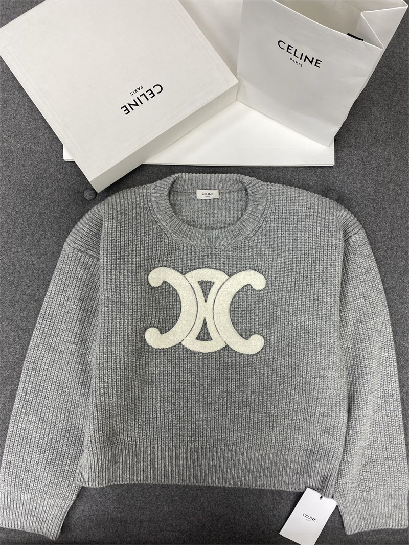 셀린느 셀린느 르브드 울 크루넥 스웨터 （터보） 레플리카 2번 이미지 - 의류 | 세미샵 레플리카 사이트