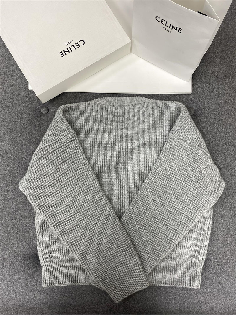 셀린느 셀린느 르브드 울 크루넥 스웨터 （터보） 레플리카 5번 이미지 - 의류 | 세미샵 레플리카 사이트