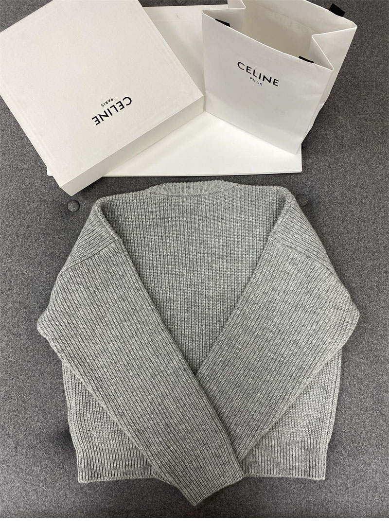 셀린느 셀린느 르브드 울 크루넥 스웨터 （터보） 레플리카 7번 이미지 - 의류 | 세미샵 레플리카 사이트