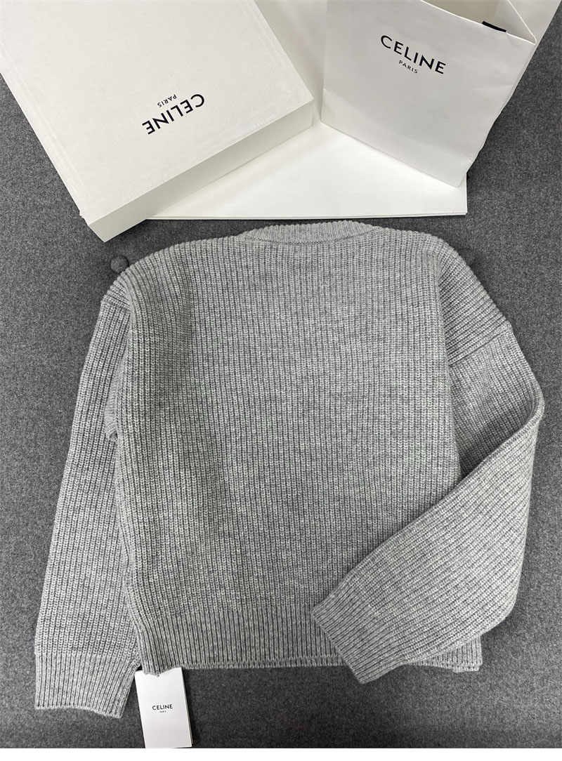 셀린느 셀린느 르브드 울 크루넥 스웨터 （터보） 레플리카 9번 이미지 - 의류 | 세미샵 레플리카 사이트