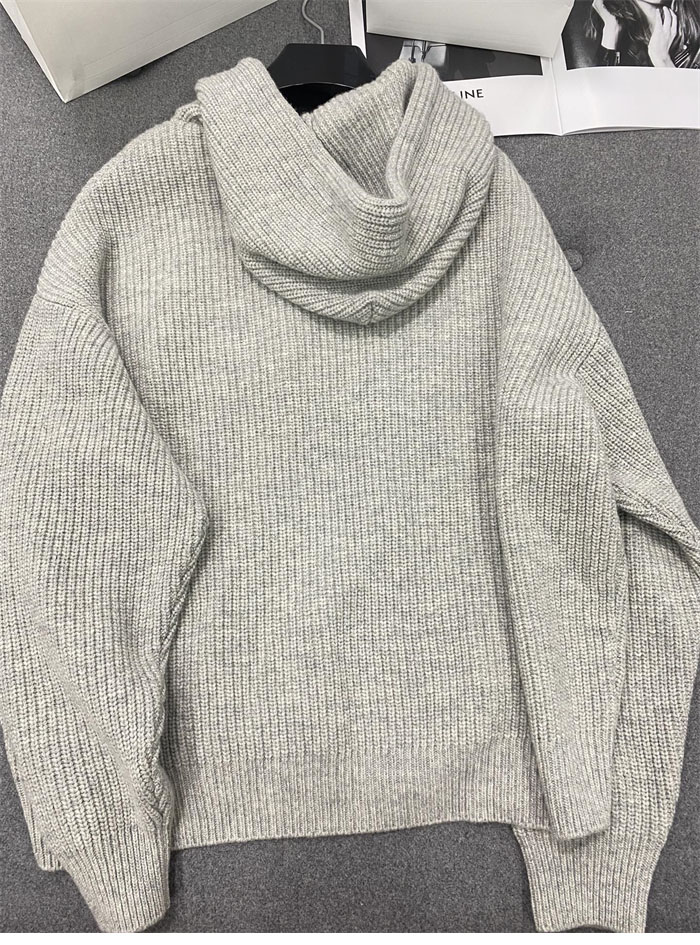 C E L I N E 셀린느 립드 울 오버사이즈 스웨터 후드 레플리카 15번 이미지 - 의류 | 세미샵 레플리카 사이트