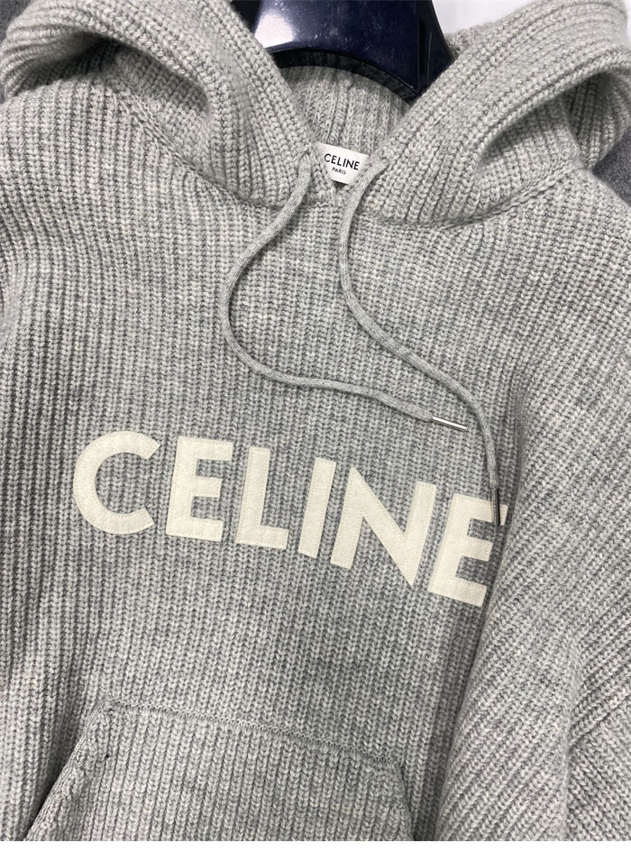 C E L I N E 셀린느 립드 울 오버사이즈 스웨터 후드 레플리카 20번 이미지 - 의류 | 세미샵 레플리카 사이트