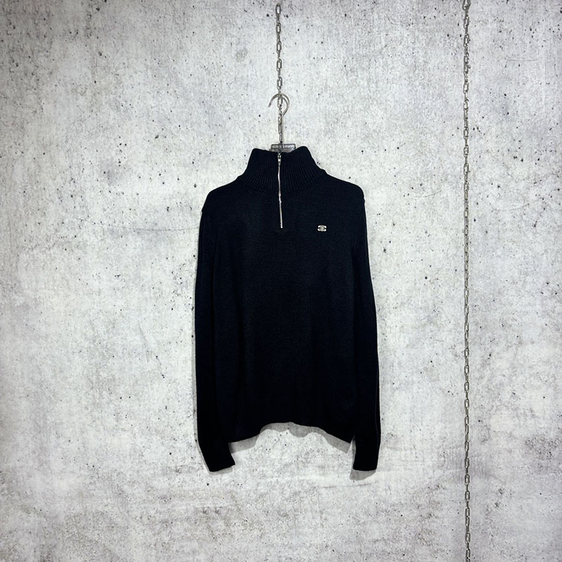 C E L I N E 셀린느 트리오페 자수로고 울 캐시미어 반집업 니트 레플리카 1번 이미지 - 의류 | 세미샵 레플리카 사이트