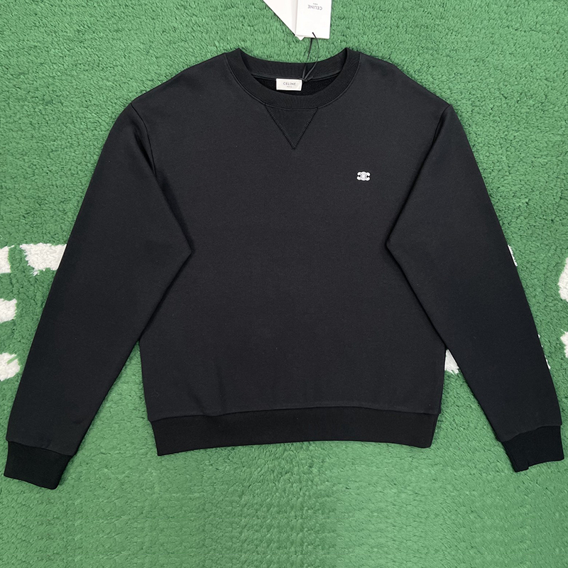 C E L I N E 셀린느 트리옹프 롱 슬리브 코튼 저지 티셔츠 레플리카 1번 이미지 - 의류 | 세미샵 레플리카 사이트