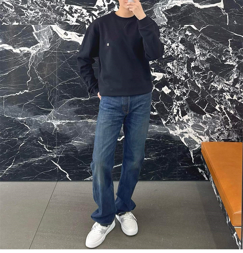 C E L I N E 셀린느 트리옹프 롱 슬리브 코튼 저지 티셔츠 레플리카 3번 이미지 - 의류 | 세미샵 레플리카 사이트