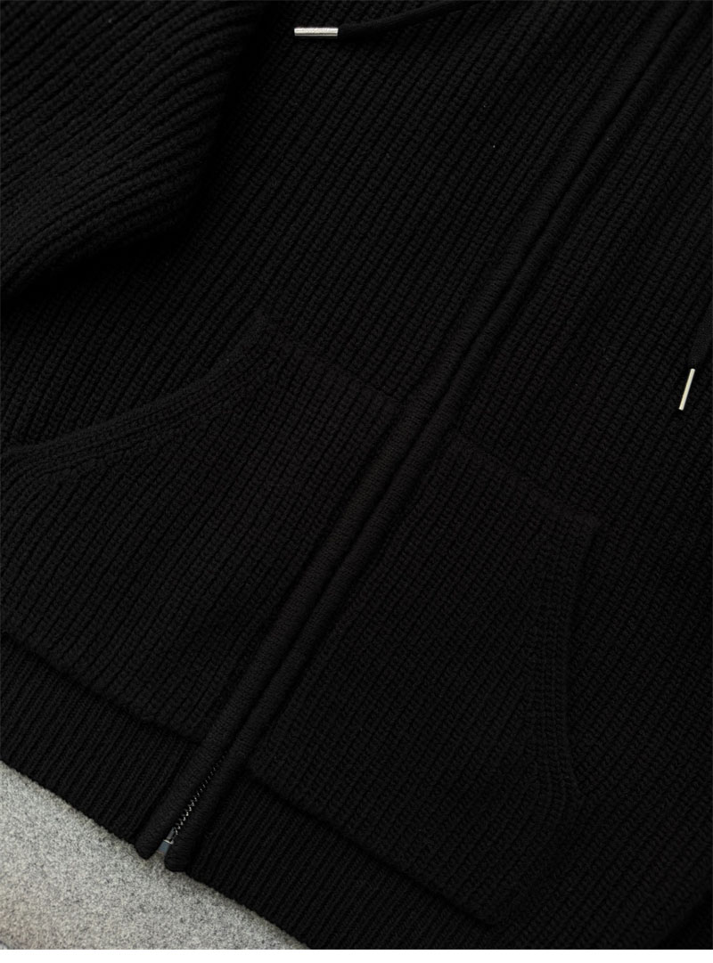 셀린느 셀린느 트리옹프 자수 리브드 울 후드 집업 가디건 레플리카 21번 이미지 - 의류 | 세미샵 레플리카 사이트