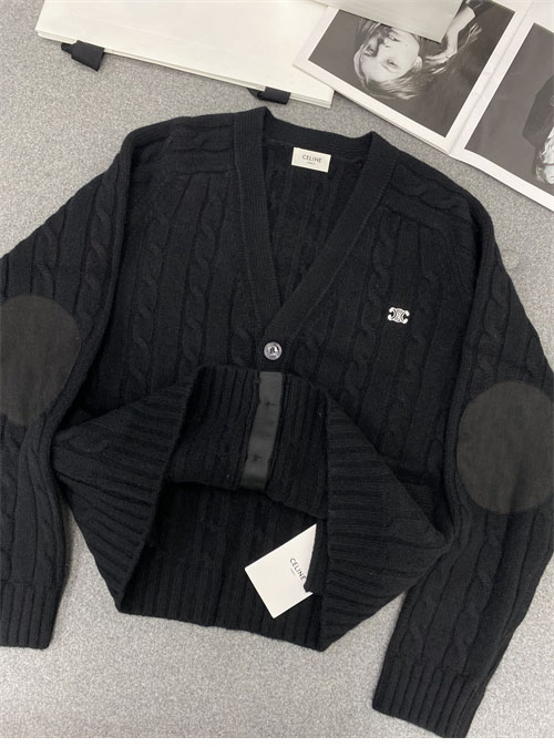 C E L I N E 셀린느 트리옹프 케이블 니트 캐시미어 가디건 레플리카 10번 이미지 - 의류 | 세미샵 레플리카 사이트