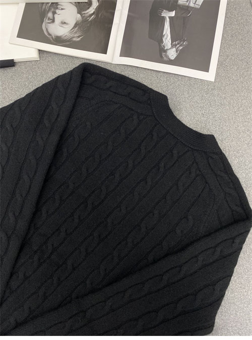 C E L I N E 셀린느 트리옹프 케이블 니트 캐시미어 가디건 레플리카 13번 이미지 - 의류 | 세미샵 레플리카 사이트