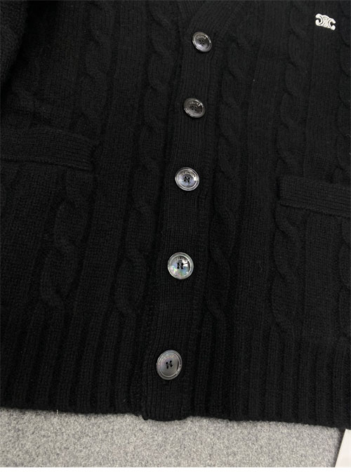 C E L I N E 셀린느 트리옹프 케이블 니트 캐시미어 가디건 레플리카 20번 이미지 - 의류 | 세미샵 레플리카 사이트