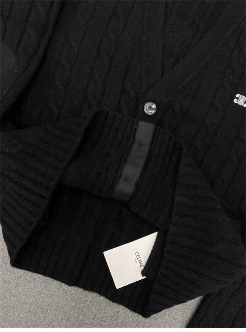 C E L I N E 셀린느 트리옹프 케이블 니트 캐시미어 가디건 레플리카 22번 이미지 - 의류 | 세미샵 레플리카 사이트