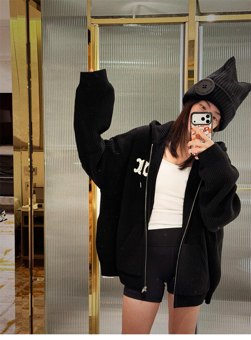 셀린느 셀린느 트리옹프 후드 집업 가디건（레어） 레플리카 9번 이미지 - 의류 | 세미샵 레플리카 사이트