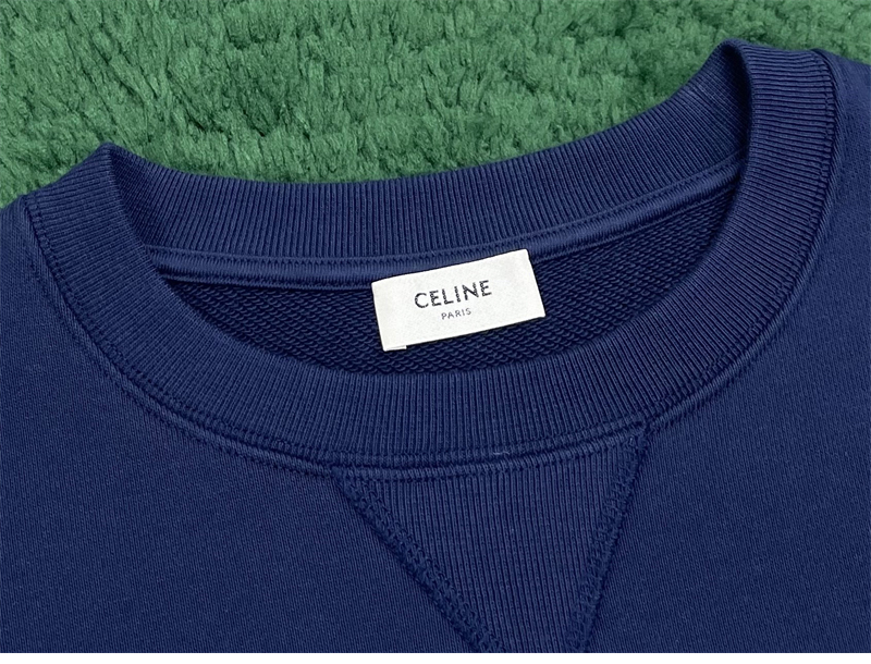 C E L I N E 셀린느 파리 트리옹프 프린트 코튼 플리스 오버사이즈 스웨트셔츠 맨투맨 레플리카 7번 이미지 - 의류 | 세미샵 레플리카 사이트