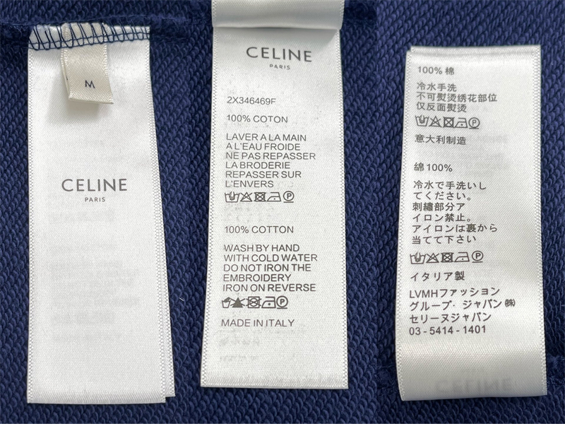 C E L I N E 셀린느 파리 트리옹프 프린트 코튼 플리스 오버사이즈 스웨트셔츠 맨투맨 레플리카 12번 이미지 - 의류 | 세미샵 레플리카 사이트
