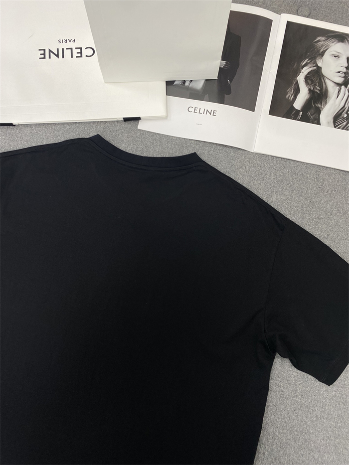 C E L I N E 셀린느 플로킹 로고 루즈핏 반팔 티셔츠 레플리카 13번 이미지 - 의류 | 세미샵 레플리카 사이트