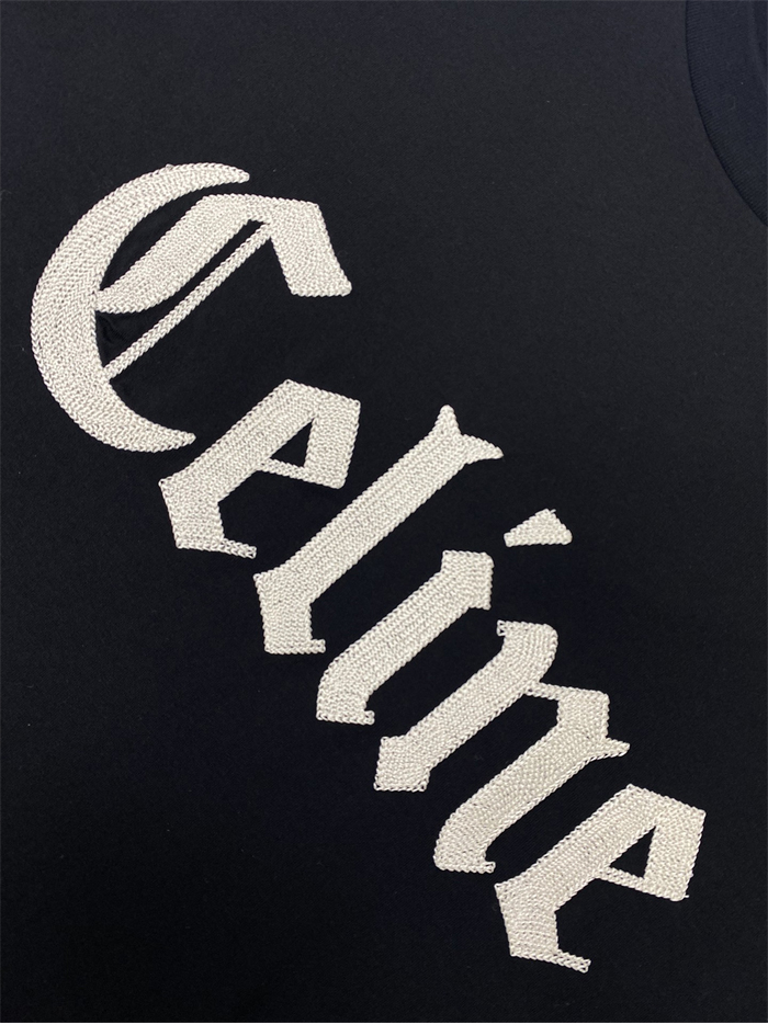 C E L I N E 셀린느 플로킹 로고 루즈핏 반팔 티셔츠 레플리카 17번 이미지 - 의류 | 세미샵 레플리카 사이트