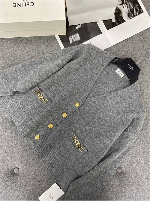 C E L I N E 셀린느 해리티지 캐시미어 구르메트 가디건 레플리카 8번 이미지 - 의류 | 세미샵 레플리카 사이트