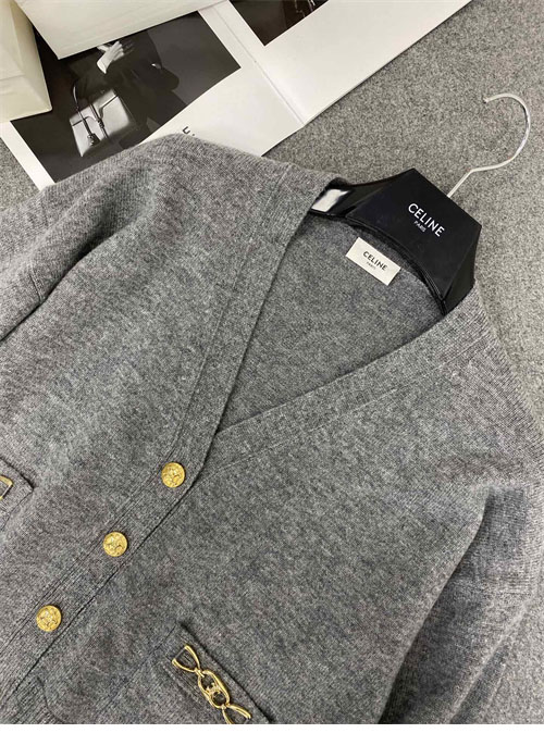 C E L I N E 셀린느 해리티지 캐시미어 구르메트 가디건 레플리카 9번 이미지 - 의류 | 세미샵 레플리카 사이트