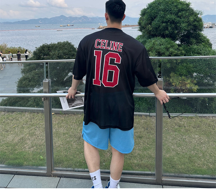 C E L I N E 셀린느 16 메쉬 반팔 티셔츠 레플리카 3번 이미지 - 의류 | 세미샵 레플리카 사이트