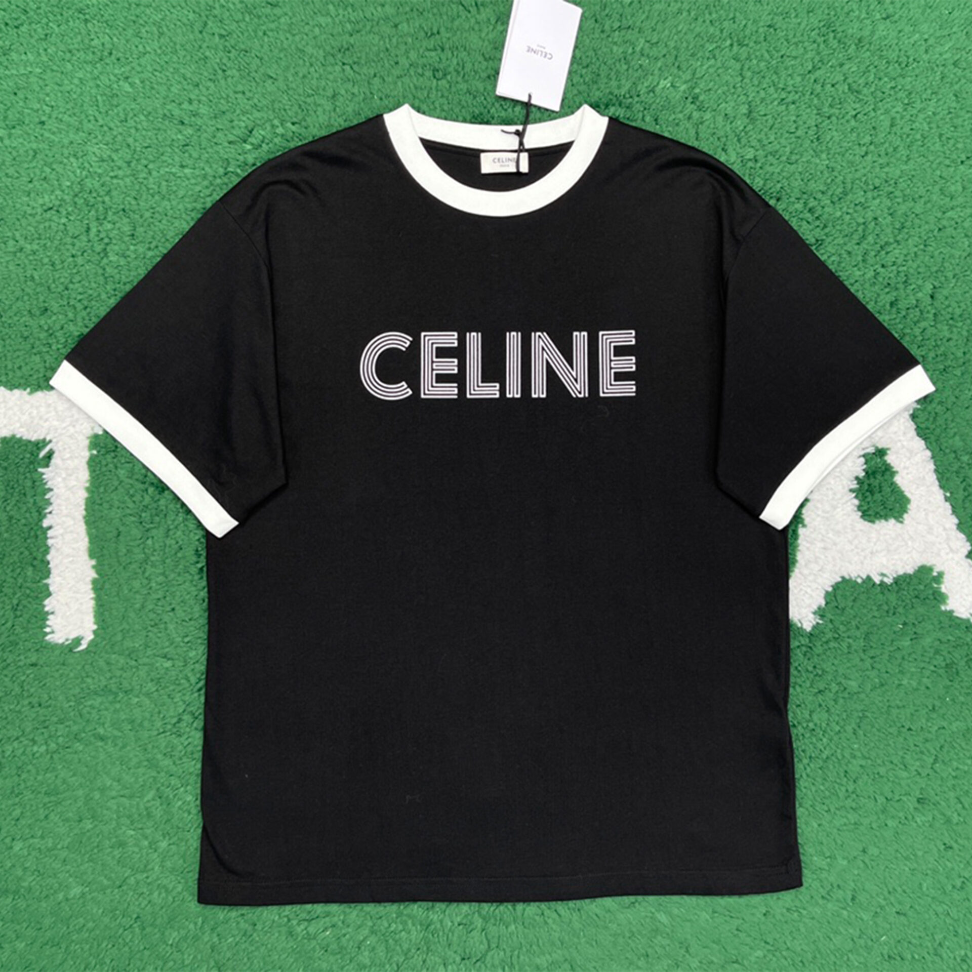 C E L I N E 셀린느 23FW 로고 프린팅 반팔 티셔츠 “2COLOR” 레플리카 1번 이미지 - 의류 | 세미샵 레플리카 사이트