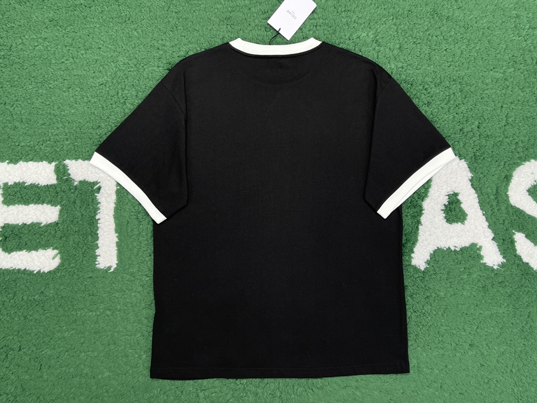 C E L I N E 셀린느 23FW 로고 프린팅 반팔 티셔츠 “2COLOR” 레플리카 6번 이미지 - 의류 | 세미샵 레플리카 사이트