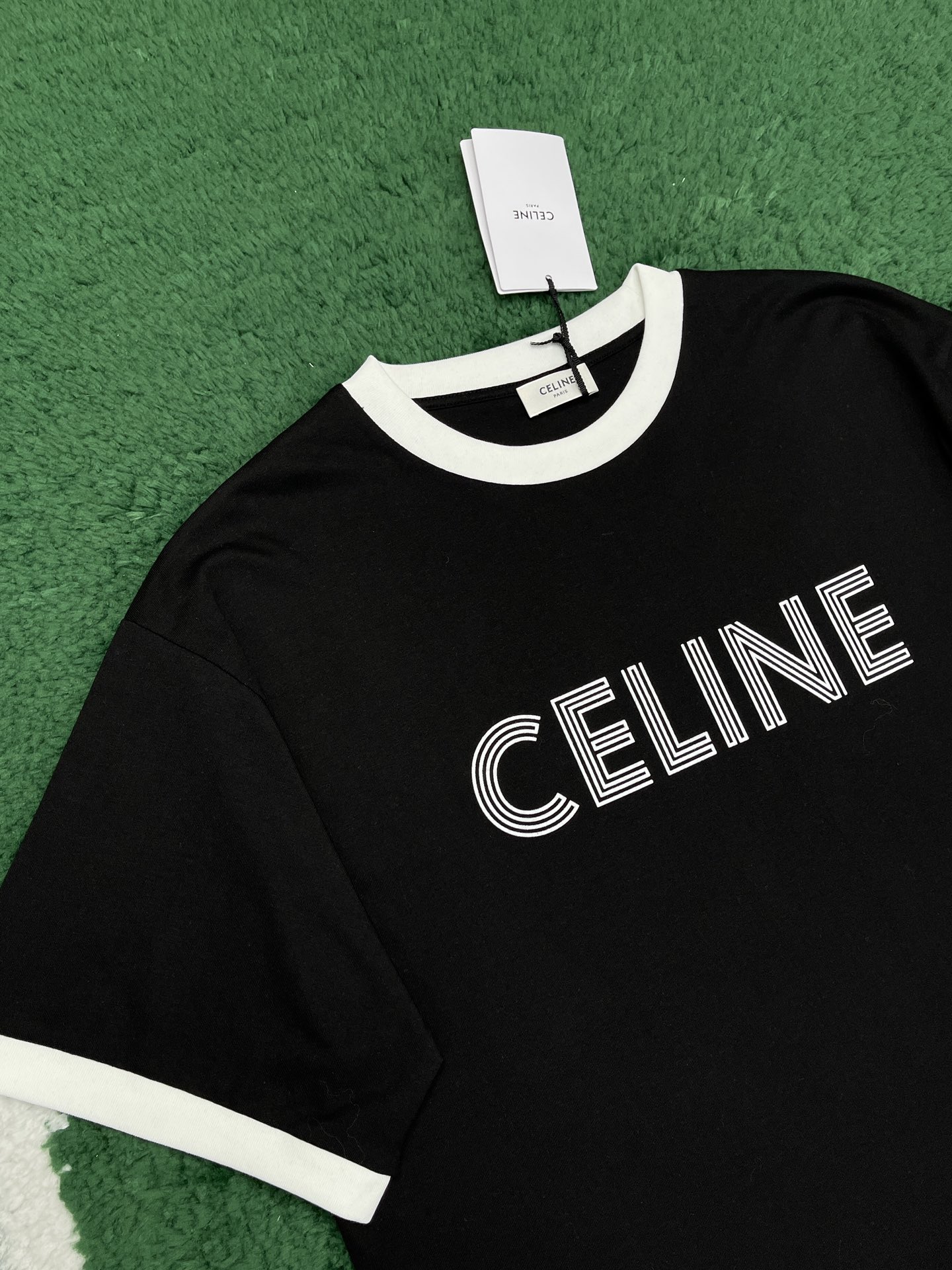 C E L I N E 셀린느 23FW 로고 프린팅 반팔 티셔츠 “2COLOR” 레플리카 8번 이미지 - 의류 | 세미샵 레플리카 사이트