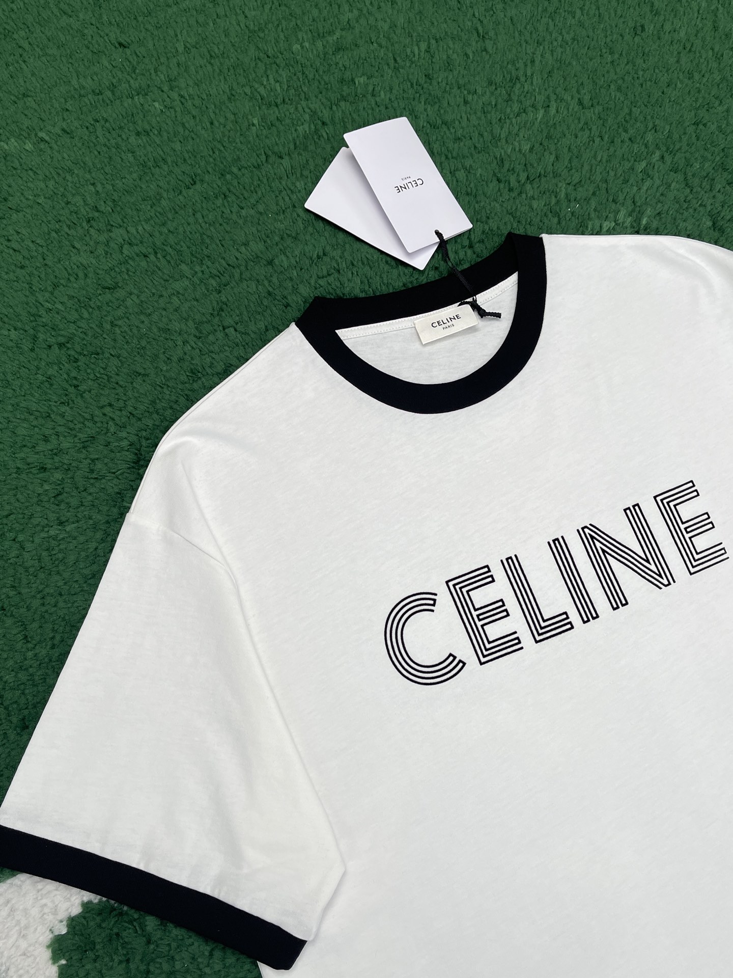 C E L I N E 셀린느 23FW 로고 프린팅 반팔 티셔츠 “2COLOR” 레플리카 16번 이미지 - 의류 | 세미샵 레플리카 사이트