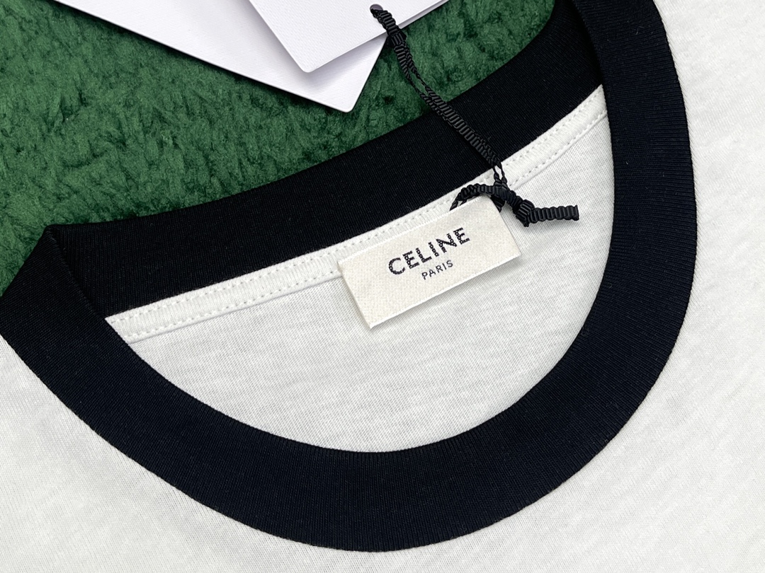 C E L I N E 셀린느 23FW 로고 프린팅 반팔 티셔츠 “2COLOR” 레플리카 17번 이미지 - 의류 | 세미샵 레플리카 사이트