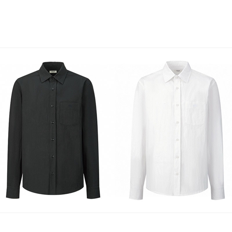 C E L I N E 셀린느 24ss 트리옹프 로고 자수 린넨 셔츠 레플리카 1번 이미지 - 의류 | 세미샵 레플리카 사이트