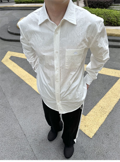 C E L I N E 셀린느 24ss 트리옹프 로고 자수 린넨 셔츠 레플리카 7번 이미지 - 의류 | 세미샵 레플리카 사이트