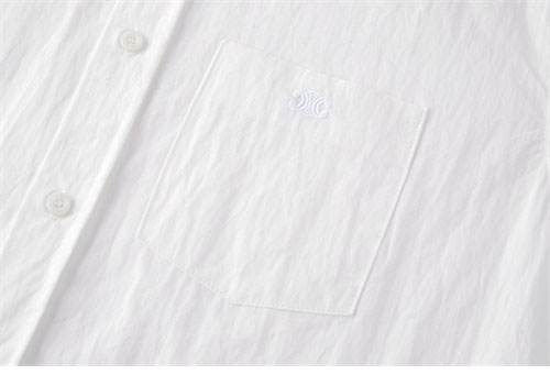 C E L I N E 셀린느 24ss 트리옹프 로고 자수 린넨 셔츠 레플리카 19번 이미지 - 의류 | 세미샵 레플리카 사이트