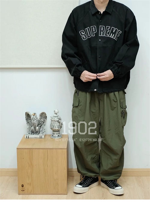 Supreme 슈프림 24SS 아크 데님 코치 자켓 블랙 레플리카 4번 이미지 - 의류 | 세미샵 레플리카 사이트