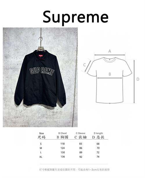 Supreme 슈프림 24SS 아크 데님 코치 자켓 블랙 레플리카 23번 이미지 - 의류 | 세미샵 레플리카 사이트