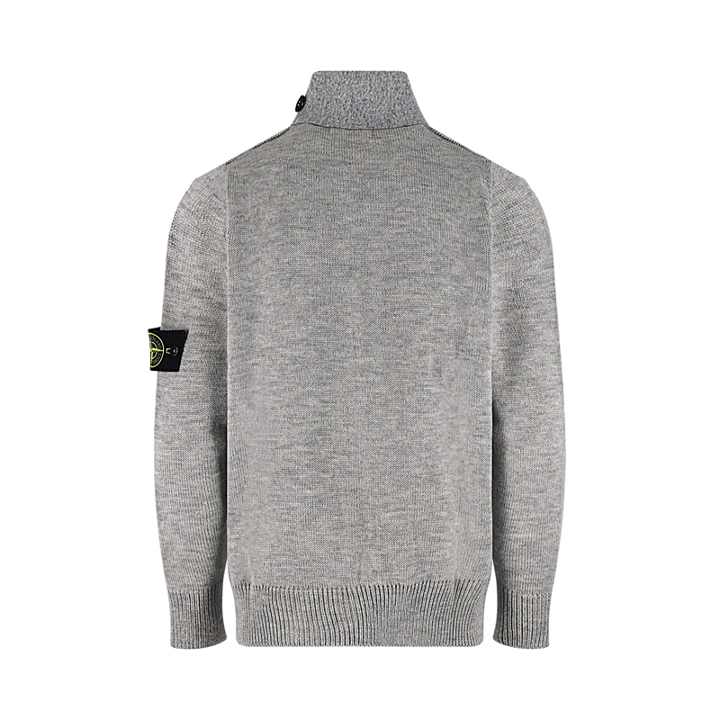 Stone Island 스톤아일랜드 와펜 하이넥 버튼 니트 스웨터 레플리카 4번 이미지 - 의류 | 세미샵 레플리카 사이트