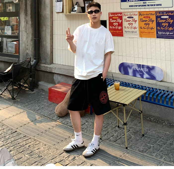 Stone Island 스톤아일랜드 코튼 플리스 버뮤다 숏 팬츠 레플리카 5번 이미지 - 의류 | 세미샵 레플리카 사이트