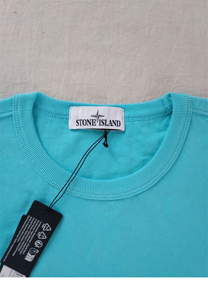 Stone Island 스톤아일랜드 23SS 20444 오버사이즈 핏 자수 티셔츠 레플리카 18번 이미지 - 의류 | 세미샵 레플리카 사이트