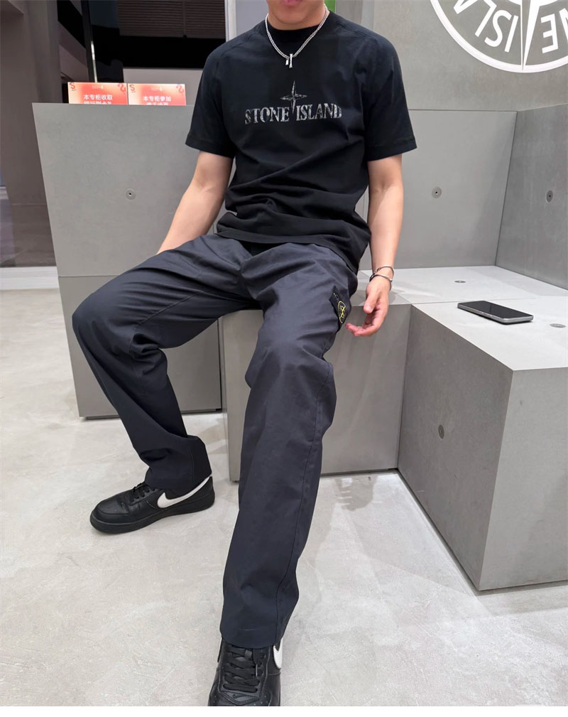 Stone Island 크롬하츠 멀티 컬러 크로스 세머터리 롱슬리브 티셔츠 레플리카 2번 이미지 - 의류 | 세미샵 레플리카 사이트