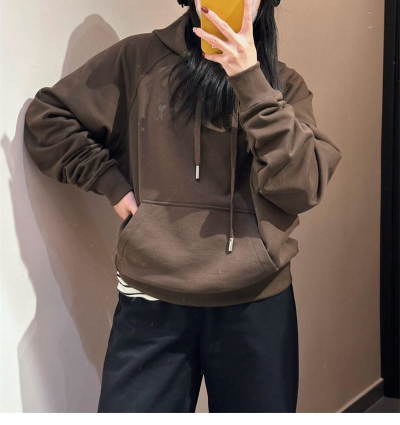 A M I 아미 드 꾀흐 스몰 하트 자수 후디 레플리카 3번 이미지 - 의류 | 세미샵 레플리카 사이트