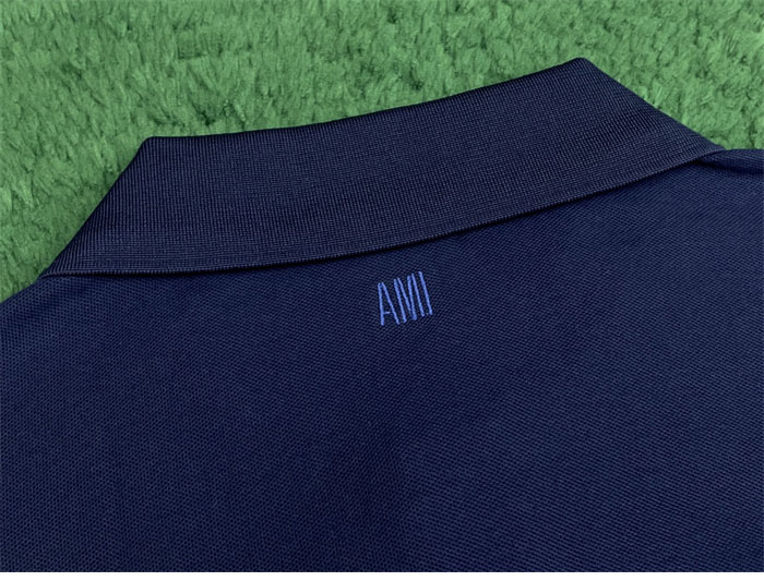 A M I 아미 드 꾀흐 화이트 하트 반소매 폴로 셔츠 레플리카 10번 이미지 - 의류 | 세미샵 레플리카 사이트