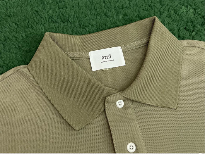 A M I 아미 드 꾀흐 화이트 하트 반소매 폴로 셔츠 레플리카 19번 이미지 - 의류 | 세미샵 레플리카 사이트
